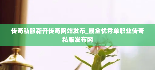 传奇私服新开传奇网站发布_最全优秀单职业传奇私服发布网