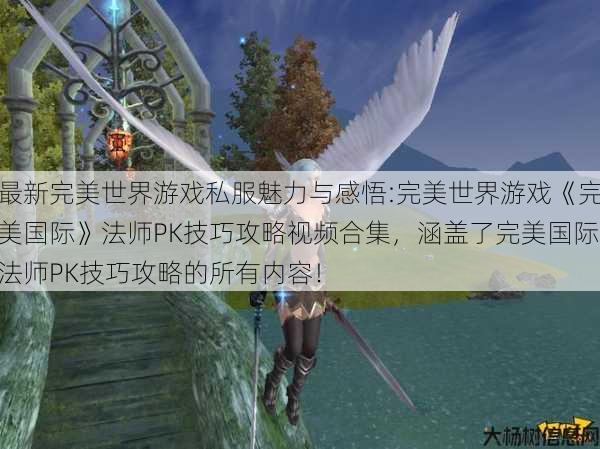 最新完美世界游戏私服魅力与感悟:完美世界游戏《完美国际》法师PK技巧攻略视频合集,涵盖了完美国际法师PK技巧攻略的所有内容! 第1张 最新完美世界游戏私服魅力与感悟:完美世界游戏《完美国际》法师PK技巧攻略视频合集,涵盖了完美国际法师PK技巧攻略的所有内容! 第1张