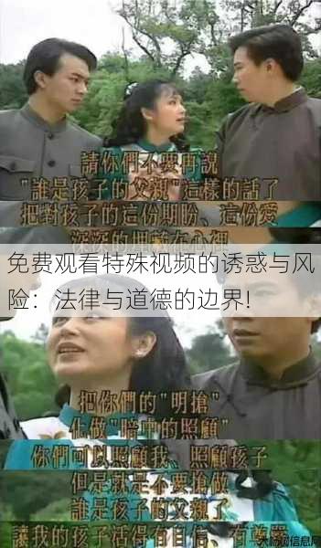 免费观看特殊视频的诱惑与风险：法律与道德的边界!