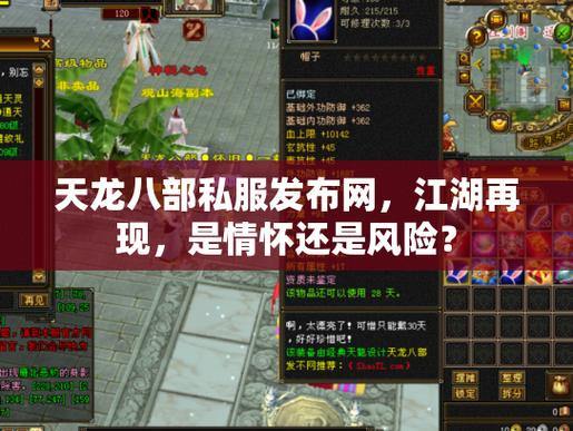 天龙八部SF是什么？解读2种私服类型，帮你避坑畅玩 第3张