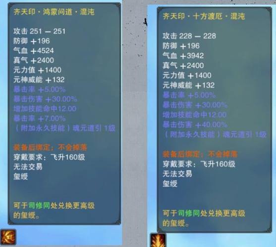 诛仙私服优势解析：自由调整属性、快速升级，官方vs私服对比 第4张