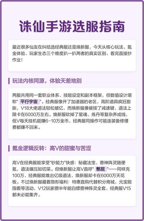 诛仙私服：优势、风险与选择指南，玩家必看 第4张