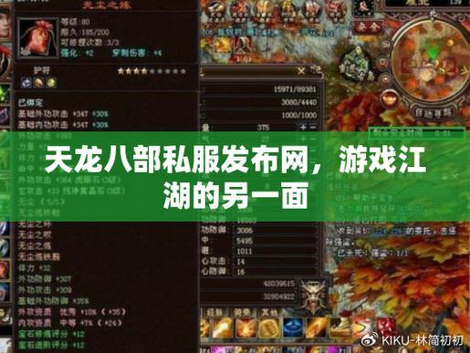天龙八部私服发布网：别样游戏体验的重要途径，更新超给力 第3张