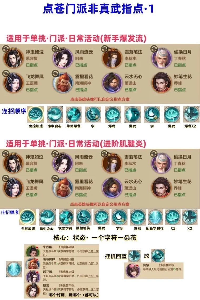 玩天龙sf常遇问题？基础解释、门派选择干货看这里 第1张